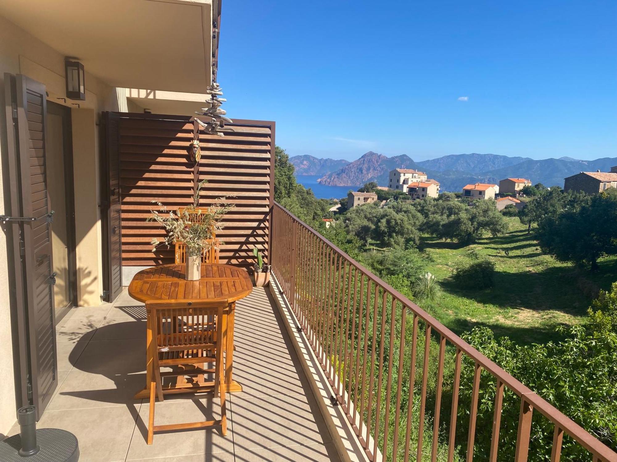 Piana - Vue Et Village Piana (Corsica)